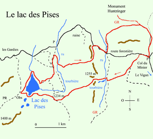 Le lac des Pises[Bréau et Salagosse]